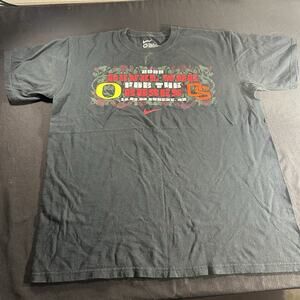 Nike Oregon Ducks Vs Oregon State Beavers "Civil War For The Roses" Vtg 2009 M
